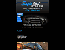 Tablet Screenshot of eaglevailexpress.com